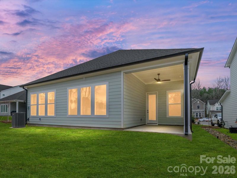 Exterior details and patio area of a home in North Creek Village, Huntersville (Image 22). Exterior details and patio area of a home in North Creek Village, Huntersville (Image 22).