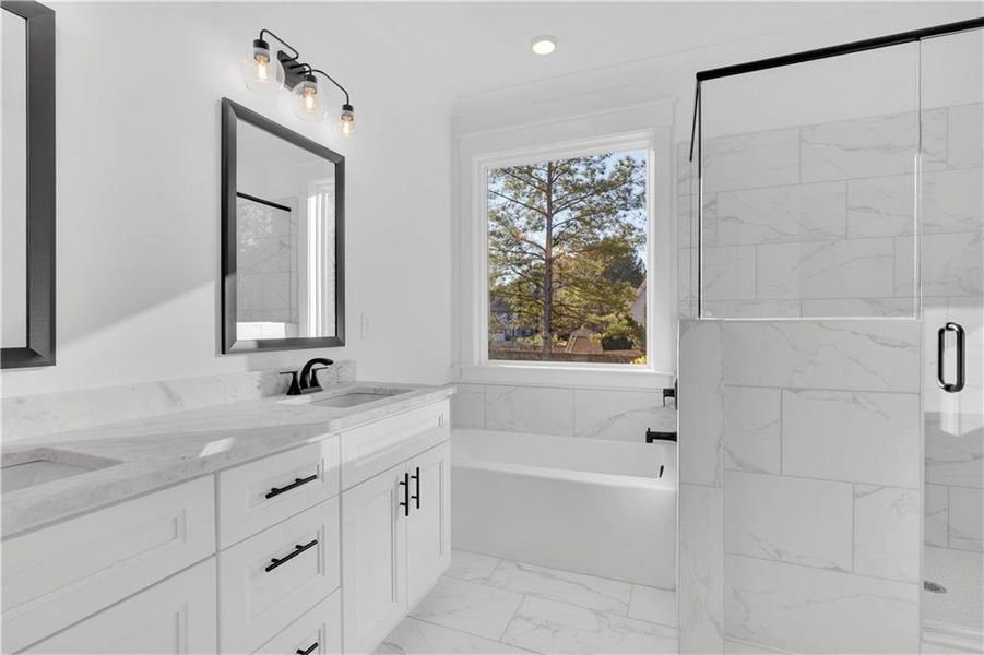 Furnished interior view inside a new home in , McDonough (Image 10).