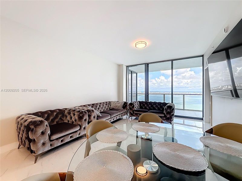 Furnished interior view inside a new home in , Miami (Image 17).