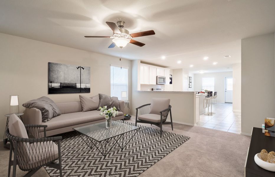 Furnished interior view inside a new home in Grand Arbor, Blythewood (Image 3).