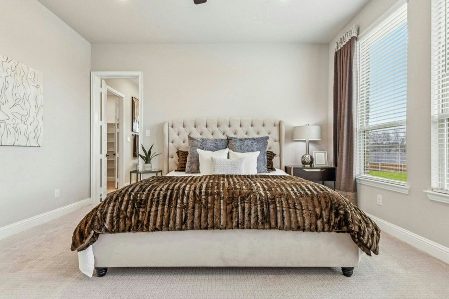 Representative furnished interior of a home built from the Reid by Kindred Homes in Heritage, McLendon-Chisholm (Image 19).