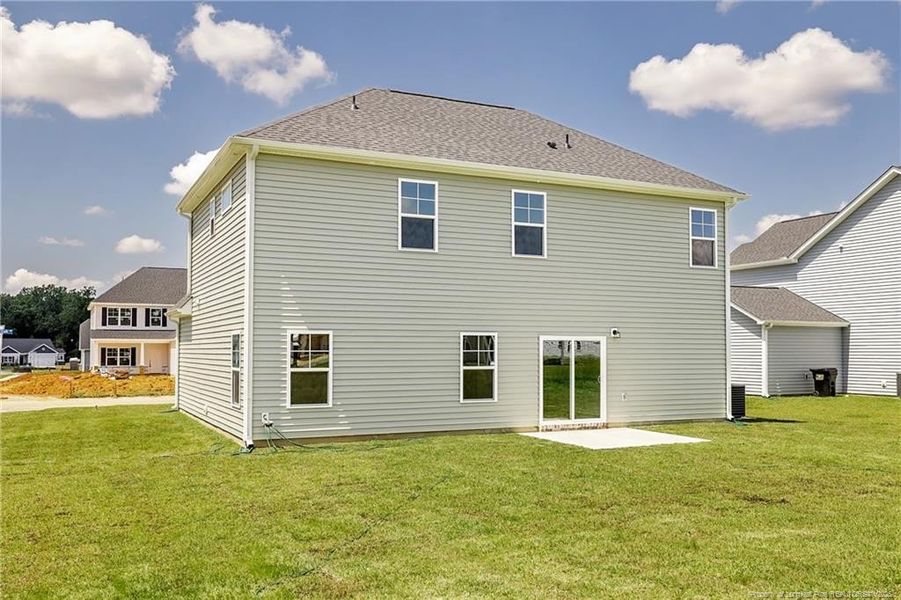 Located on a corner lot