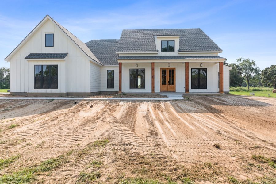 Representative exterior photo of a completed home built from the The Charlotte by Manuel Builders in Chapel Bend, Montgomery, TX (Image 22).