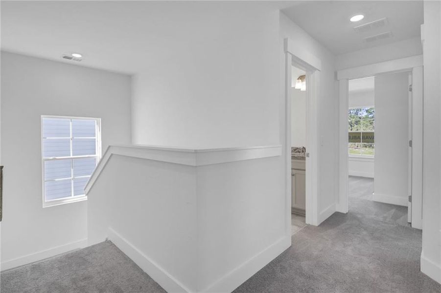 Spacious, unfurnished interior of a new home in Villas at Dawsonville, Dawsonville (Image 37).