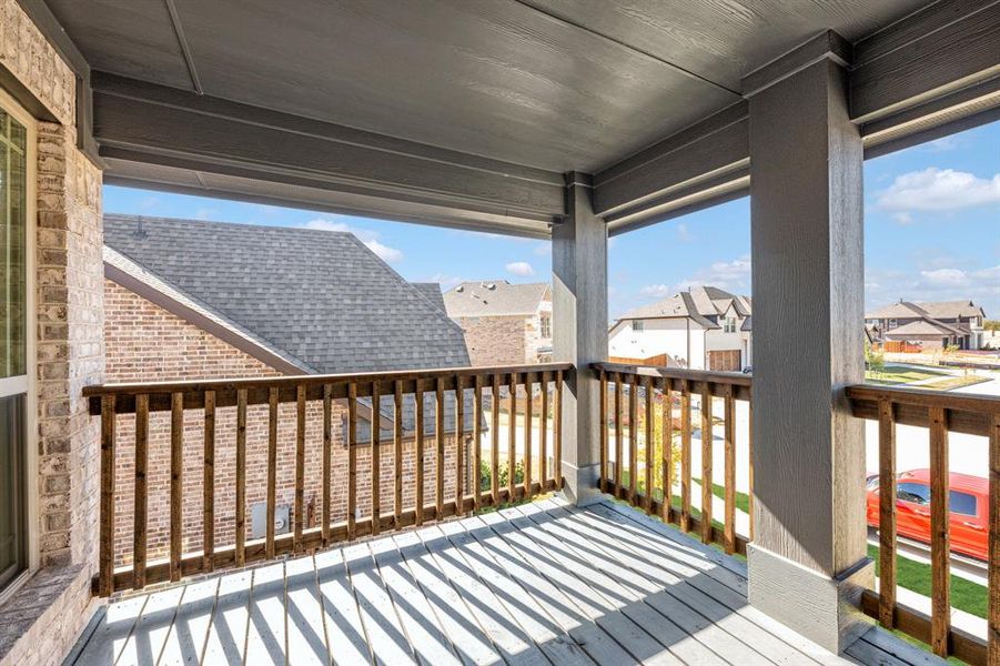Exterior details and patio area of a home in The Oaks, Red Oak (Image 22). Exterior details and patio area of a home in The Oaks, Red Oak (Image 22).