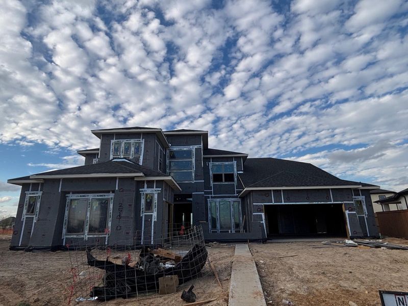 In-progress construction of a new home in Elyson 45' & 70', Katy, TX (Image 3). In-progress construction of a new home in Elyson 45' & 70', Katy, TX (Image 3).