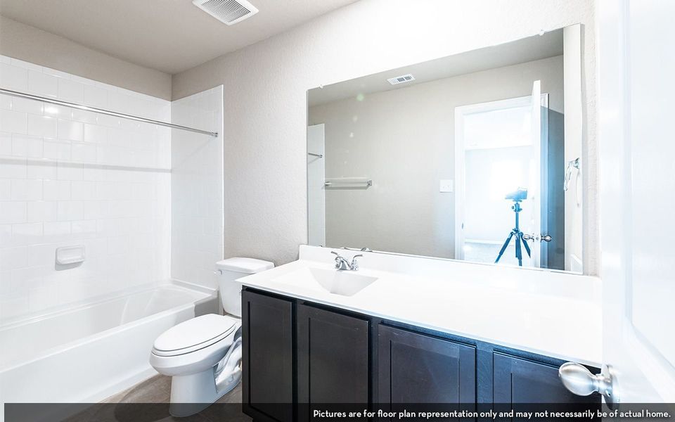 Representative furnished interior of a home built from the Blanco by CastleRock Communities in Lone Oak, San Antonio (Image 8).