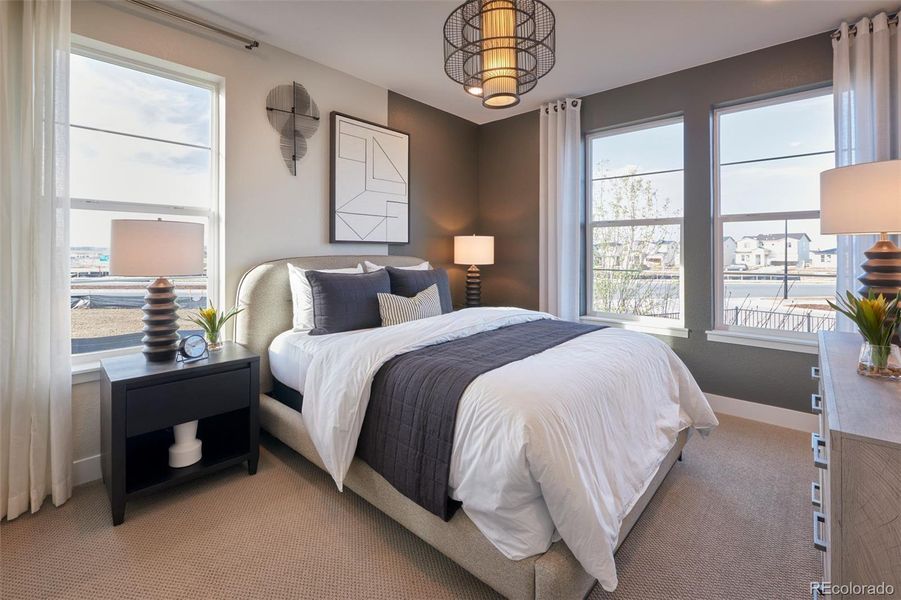 Furnished interior view inside a new home in , Aurora (Image 7).