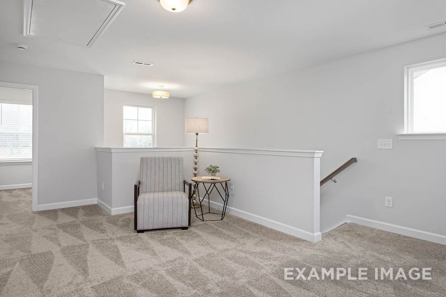 Representative furnished interior of a home built from the The Grace A by Davidson Homes LLC in Villas at Carpenter Woods, Durham (Image 19). Representative furnished interior of a home built from the The Grace A by Davidson Homes LLC in Villas at Carpenter Woods, Durham (Image 19).