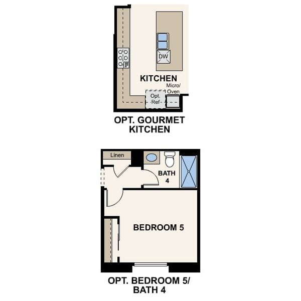 2D floor plan layout of this home in Parkdale Commons, Lafayette, CO (Image 3).