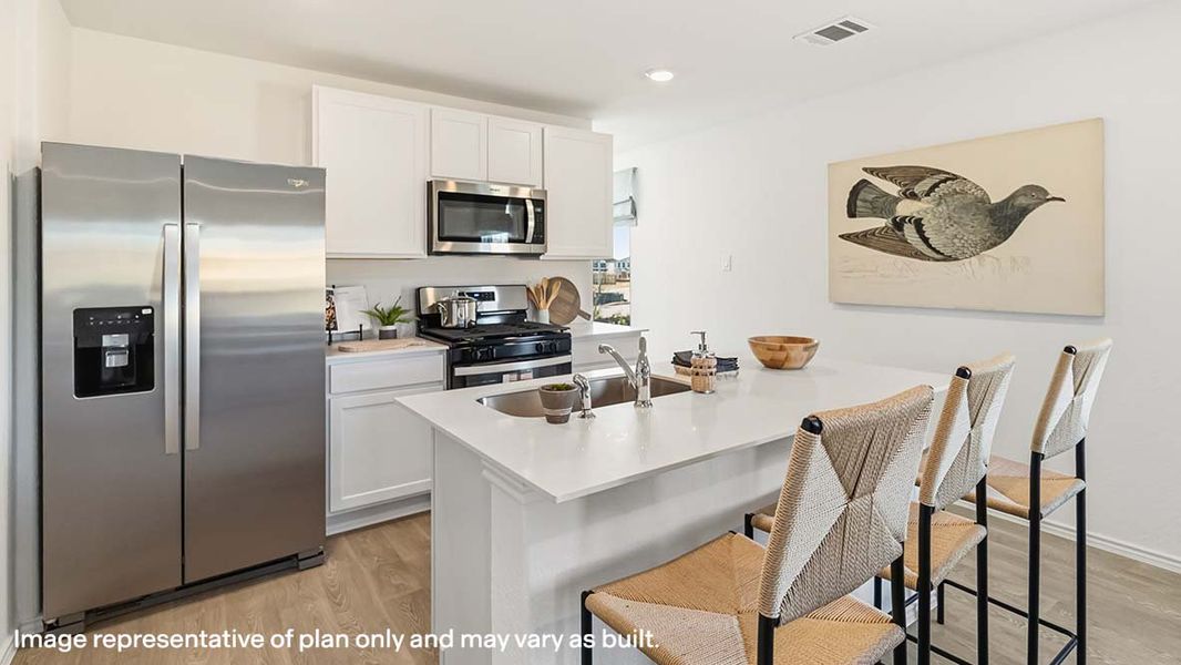 Furnished interior view inside a new home in Hickory Ridge, Elmendorf (Image 12).