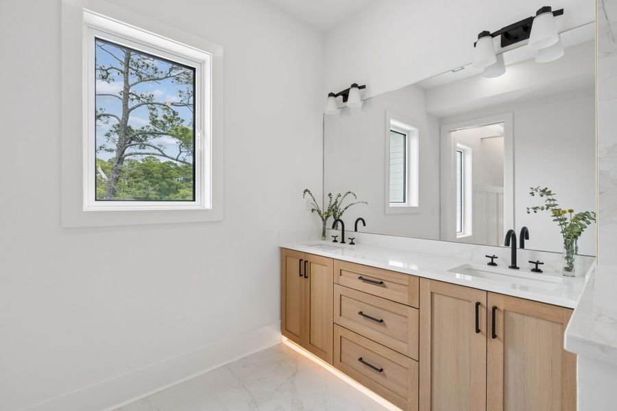 Furnished interior view inside a new home in , Folly Beach (Image 59).