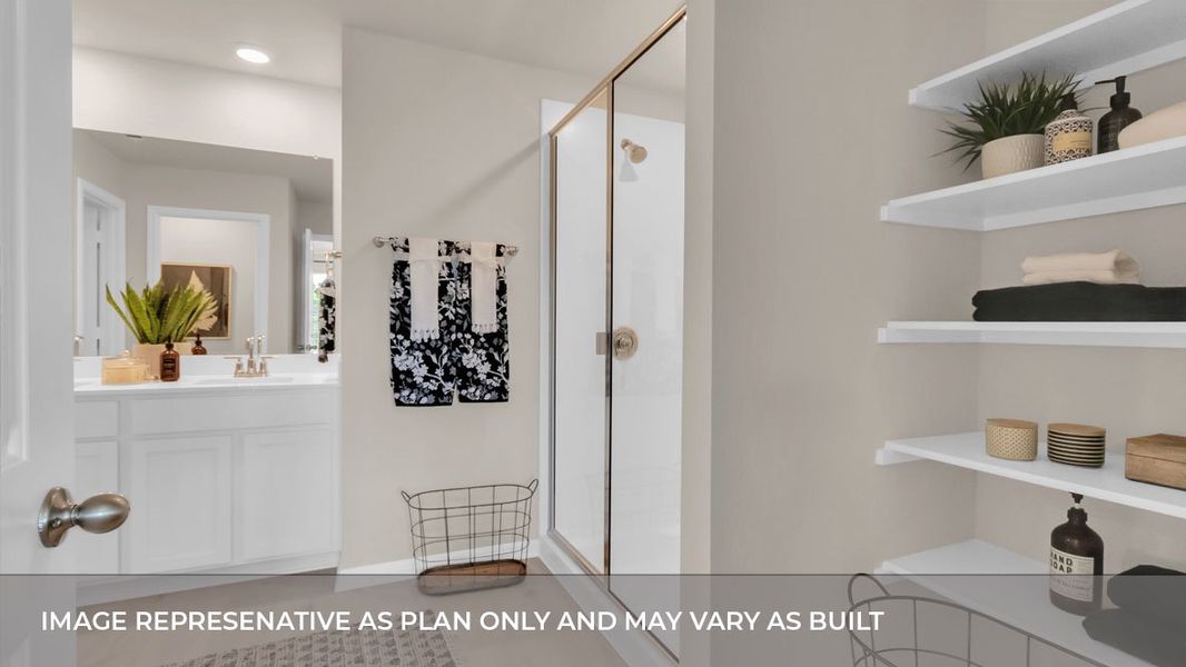 Furnished interior view inside a new home in Thunder Rock, Marble Falls (Image 24).