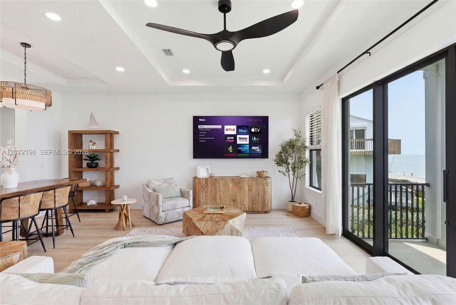 Furnished interior view inside a new home in , Melbourne Beach (Image 49).