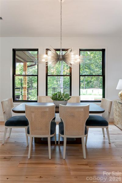 Furnished interior view inside a new home in , Weaverville (Image 33).