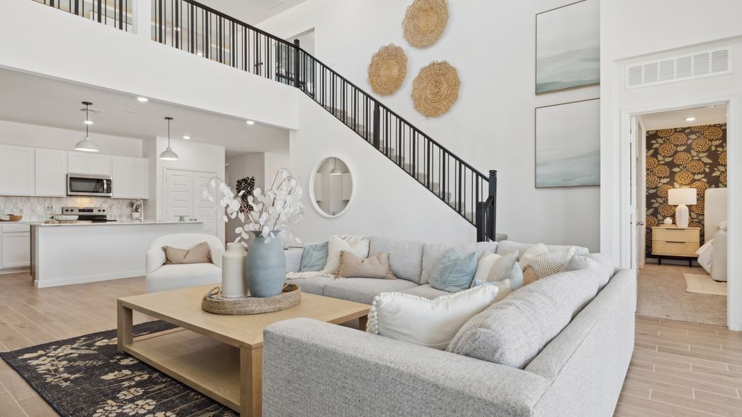 Furnished interior view inside a new home in Apache Farms, Buckeye (Image 18).