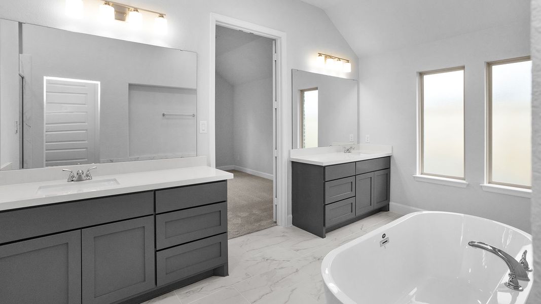 Furnished interior view inside a new home in Kresston 50', Montgomery (Image 5).