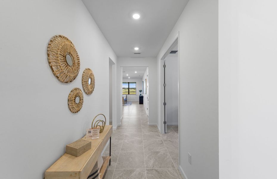 Furnished interior view inside a new home in Del Webb Naples, Immokalee (Image 12).