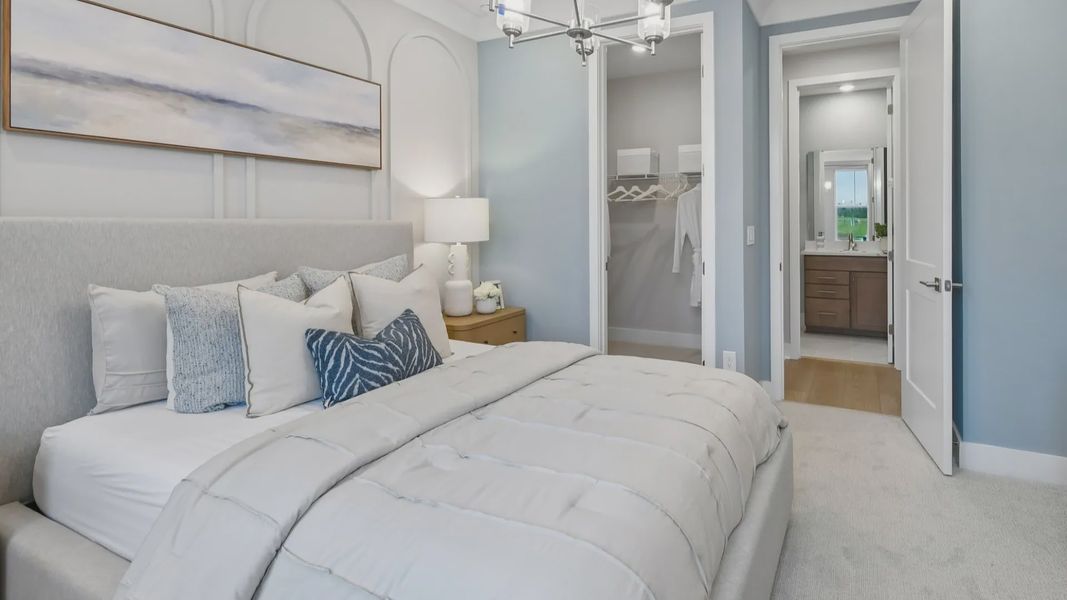 Furnished interior view inside a new home in Ardisia Park, New Smyrna Beach (Image 41).