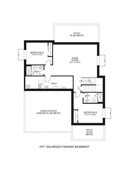 2D floor plan layout for the 6220 by Scott Felder Homes in Westerly, Erie, CO (Image 9). 2D floor plan layout for the 6220 by Scott Felder Homes in Westerly, Erie, CO (Image 9).