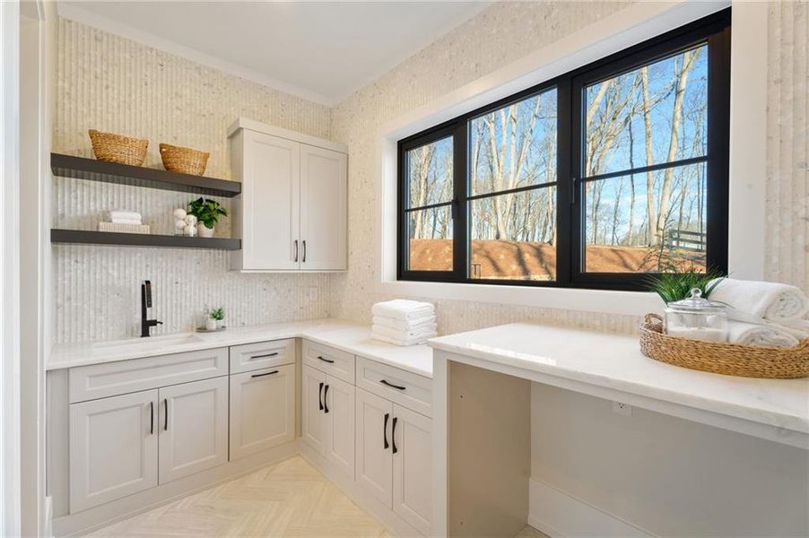 Furnished interior view inside a new home in , Canton (Image 8).