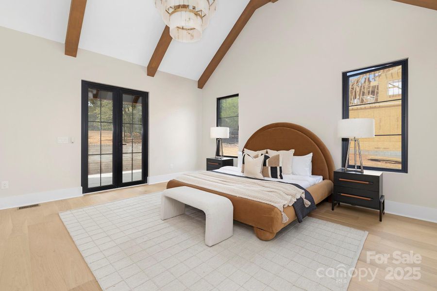 Furnished interior view inside a new home in , Weddington (Image 11).