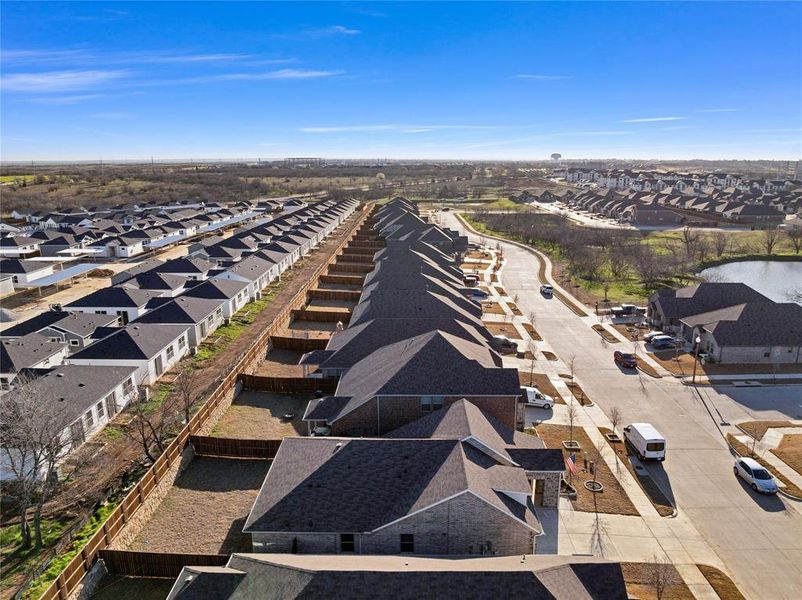 Drone / aerial view featuring a residential view