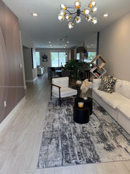 Furnished interior view inside a new home in , Pembroke Pines (Image 17).
