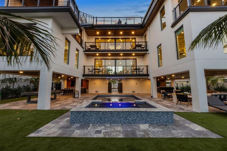 Exterior details and patio area of a home in , Sarasota (Image 30).