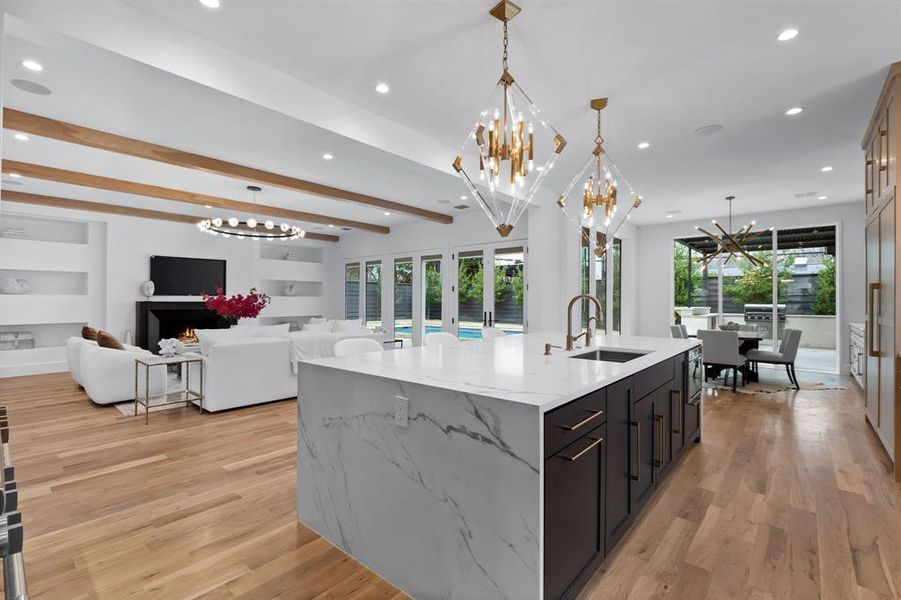 Furnished interior view inside a new home in , Dallas (Image 31).