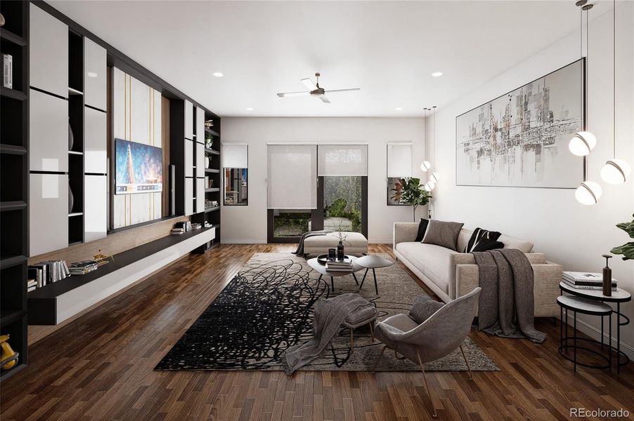 Furnished interior view inside a new home in , Granby (Image 34).