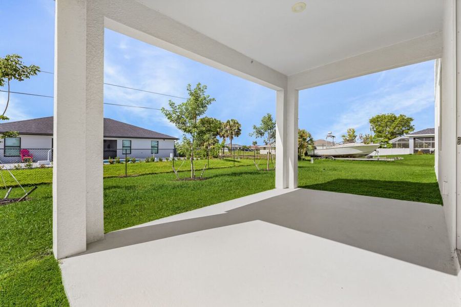 Exterior details and patio area of a home in Cape Coral, Cape Coral (Image 4). Exterior details and patio area of a home in Cape Coral, Cape Coral (Image 4).