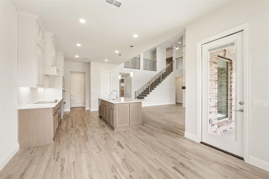 Furnished interior view inside a new home in Hayes Crossing, Midlothian (Image 7).