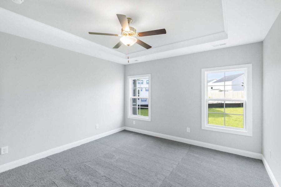 Representative unfurnished interior of a home built from the Clayton by Caviness & Cates Communities in Bartlett Manor, Youngsville (Image 176).