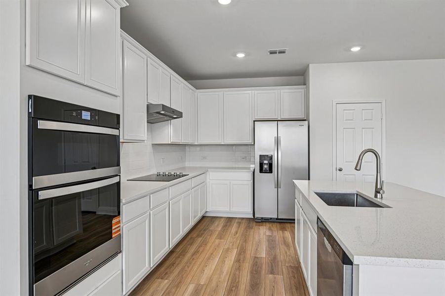 Furnished interior view inside a new home in The Preserve Estates, Justin (Image 13).