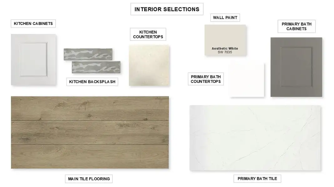 Sample of building materials used in homes in The Grand Prairie, Hockley (Image 7). Sample of building materials used in homes in The Grand Prairie, Hockley (Image 7).