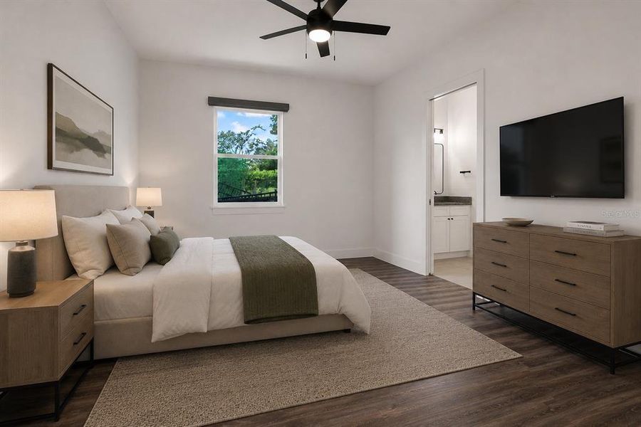 Furnished interior view inside a new home in , Dade City (Image 35). Furnished interior view inside a new home in , Dade City (Image 35).
