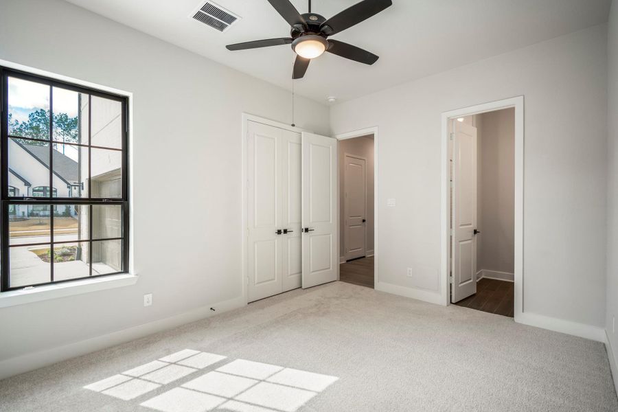Spacious, unfurnished interior of a new home in Artavia 70′ Lots, Conroe (Image 45).