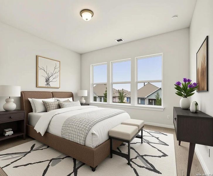 Furnished interior view inside a new home in The Crossvine, Schertz (Image 12).