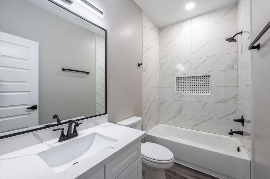 Furnished interior view inside a new home in , Houston (Image 6).