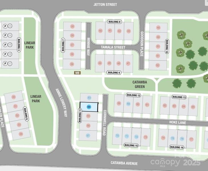 Parkside Commons ~ Site Map Parkside Commons ~ Site Map
