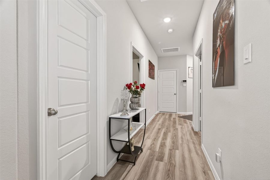 The floor plan is expertly designed to tuck the bedrooms away from the main action, ensuring total peace and quiet when you need it.