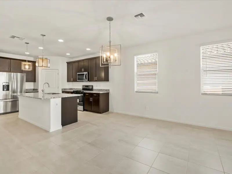Furnished interior view inside a new home in Mandarina - Premier Series, Marana (Image 5). Furnished interior view inside a new home in Mandarina - Premier Series, Marana (Image 5).