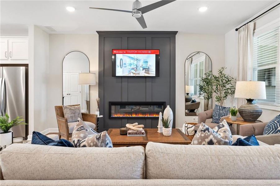 Furnished interior view inside a new home in East Park Village, Kennesaw (Image 5).