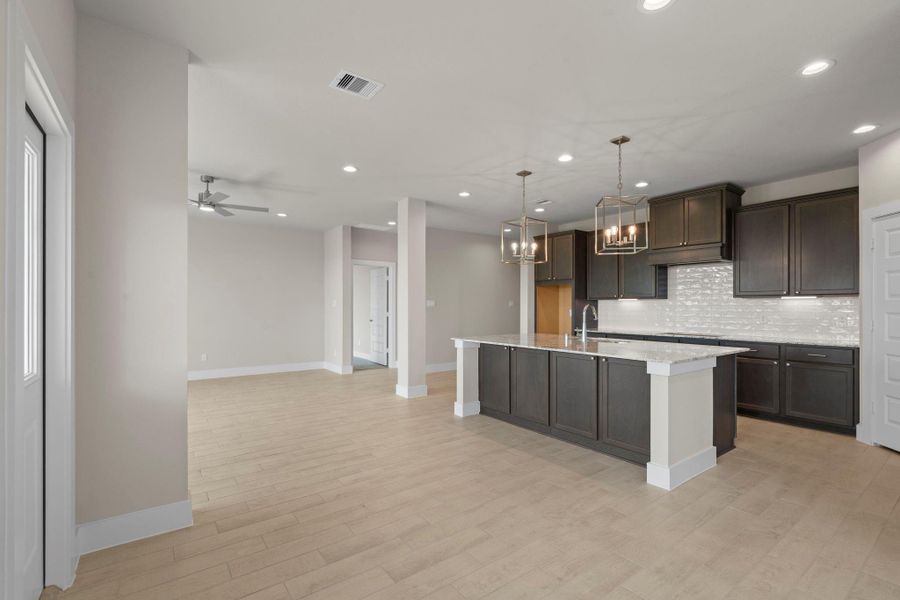 Furnished interior view inside a new home in Briarwood Crossing, Rosenberg (Image 12).