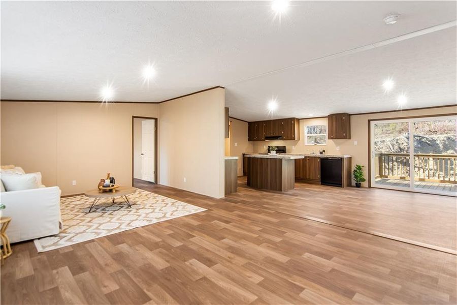 Furnished interior view inside a new home in , Talking Rock (Image 5).