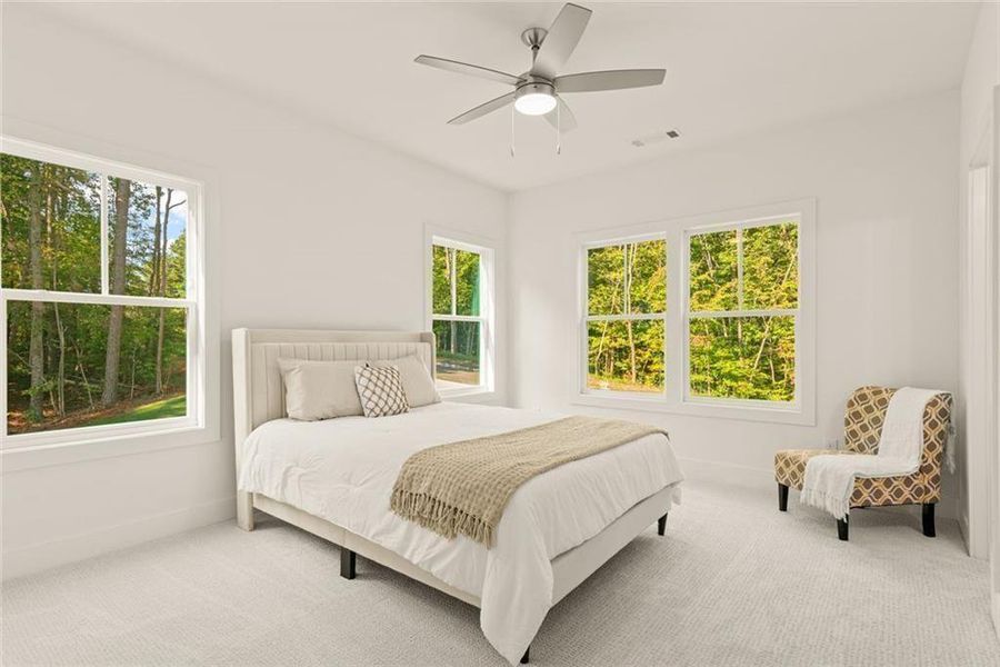 Furnished interior view inside a new home in , Ball Ground (Image 37).