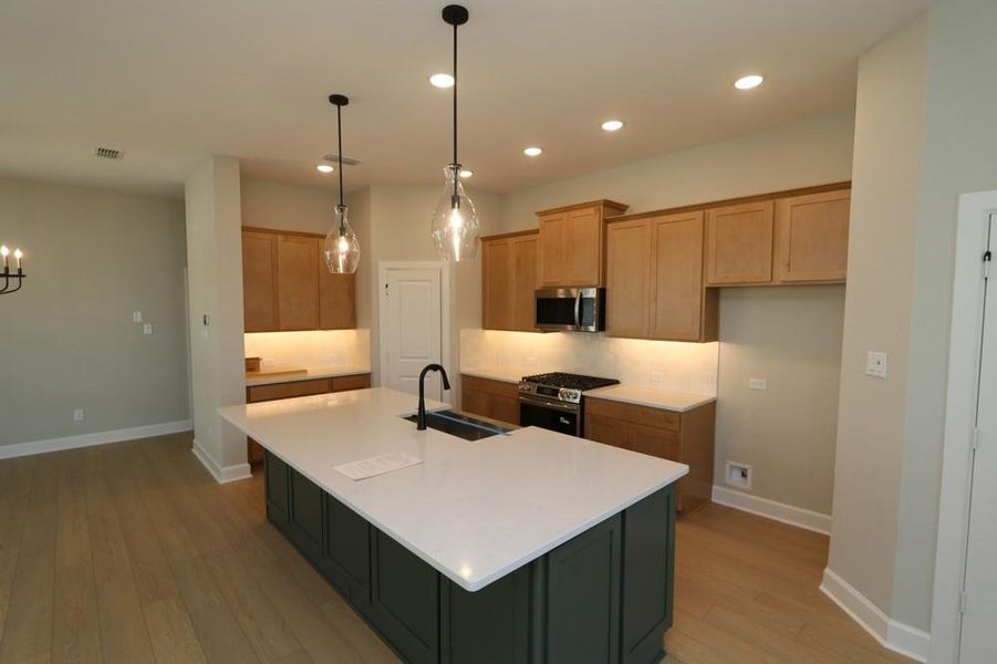 Furnished interior view inside a new home in Pomona 40' Homesites, Manvel (Image 5).