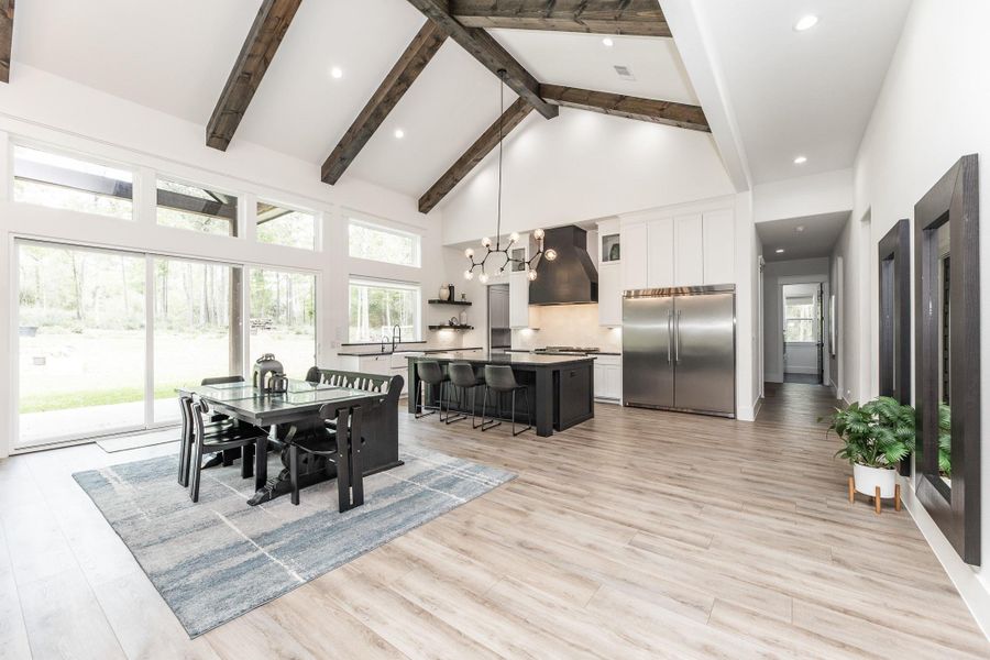 Furnished interior view inside a new home in , Willis (Image 6).