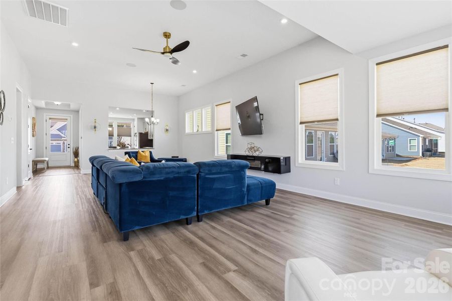 Furnished interior view inside a new home in , Charlotte (Image 11).